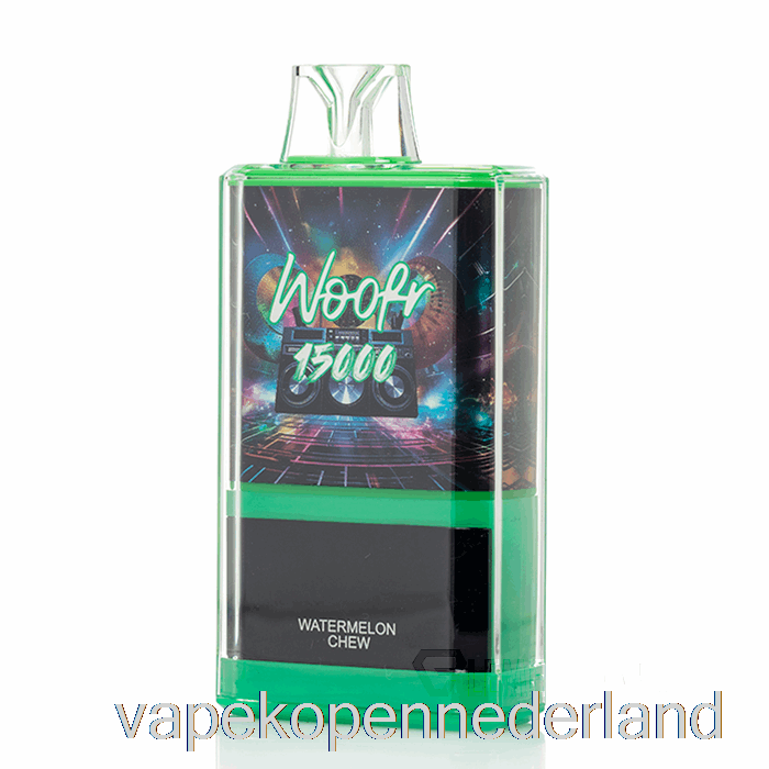 Vape Nederland Woofr 15000 Wegwerp Watermeloen Kauwtablet